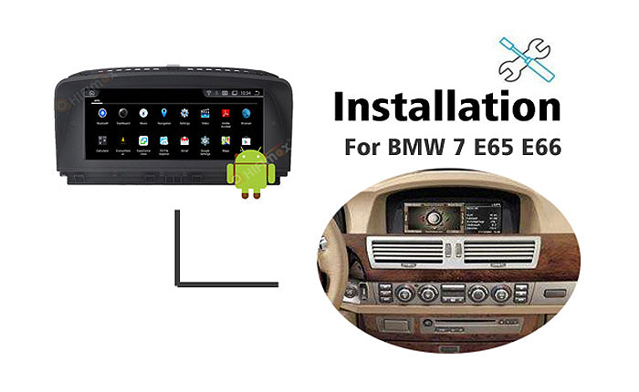 Android BMW 7 series E65 E66 Navigation GPS Installation Guidence