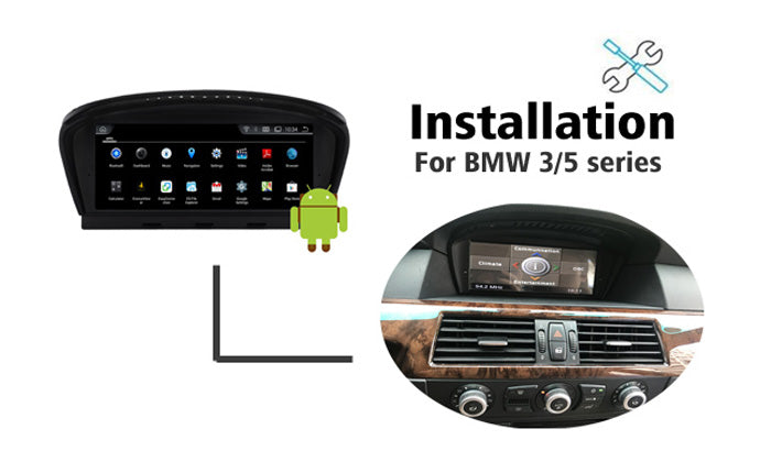 Android BMW E60 Navigation Installation - BMW 3/5 series CIC CCC GPS upgrade