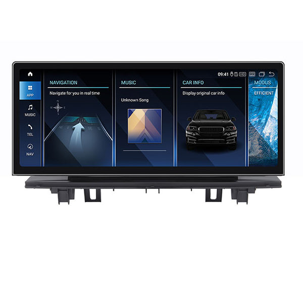 12.3'' Ultra-thin Android 13 GPS CarPlay screen for BMW X1 F48 2016-2018 NBT EVO