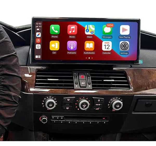 12.3'' Ultra Android 13 GPS for BMW 5er E60~E64 2005-2010 CarPlay + Android Auto