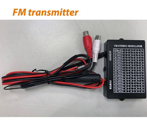 FM transmitter box for the car without AUX-IN