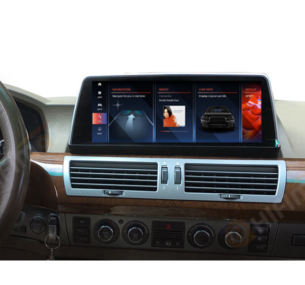 10.25'' Android 12 Screen BMW 7 series E65 E66 Navigation GPS support iDrive Carplay