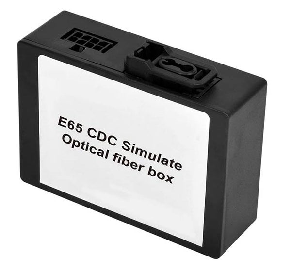 BMW 7 Series E65 E66 CDC Simulate Optical Fiber Box for BMW E65 AUX Adapter