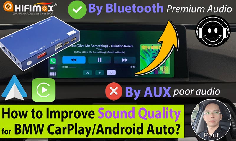 How to improve BMW CarPlay Sound Quality? BMW Android Auto Audio Upgrade Guide!