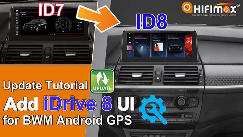 How to add BMW ID8 style UI to BMW Android navigation?