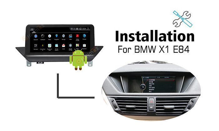 Android BMW X1 E84 Navigation GPS Installation manual