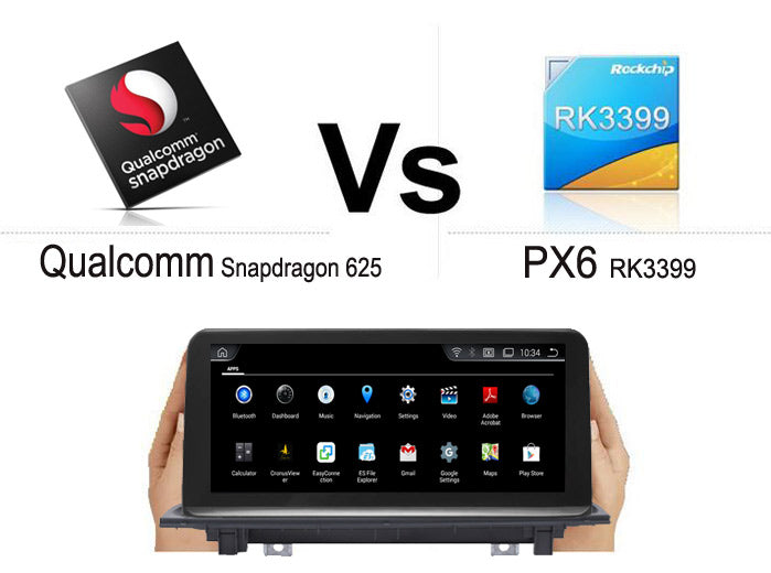 BMW Android Screen - PX6 VS Qualcomm Snapdragon models