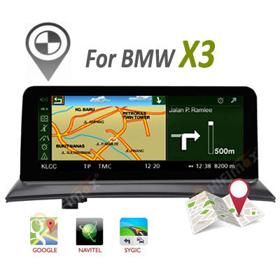 bmw x3 android screen gps navigation