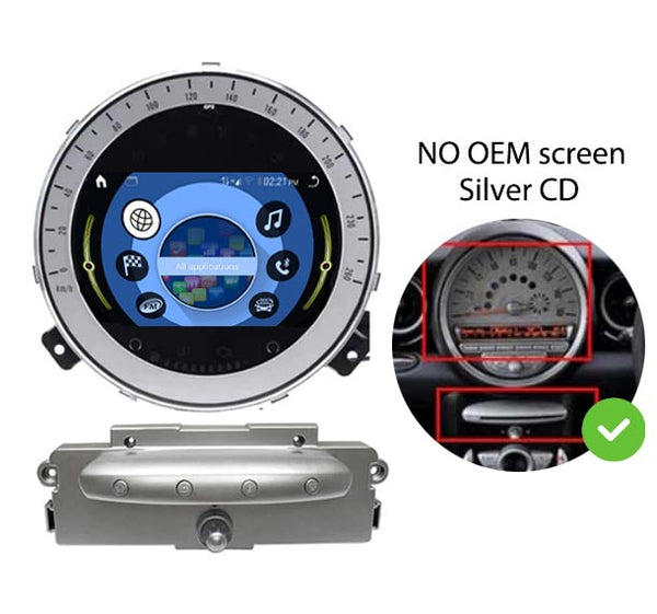 7'' Android 13 Navigation GPS for BMW Mini Cooper R56 R60 (2007-2014 ...