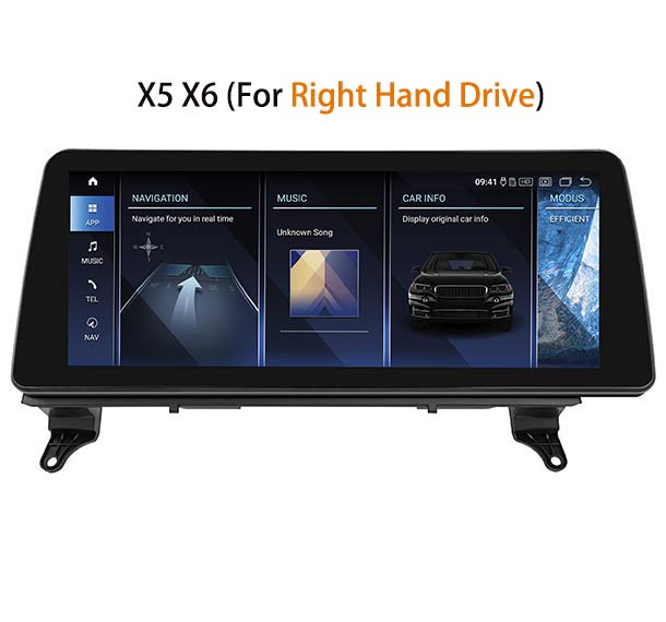 12.3'' Android 13 BMW X5 E70 X6 E71 2007-2013 navigation GPS support Carplay