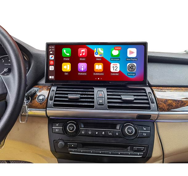 12.3'' Ultra-thin Android 13 GPS for BMW X5 X6 E70 E71 (07-13) CarPlay Android Auto