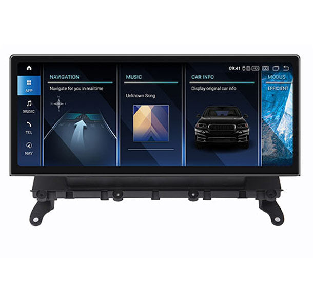 12.3'' Ultra-thin Android 13 GPS CarPlay for BMW X3 X4 F25 F26 2011-2017 CIC NBT