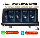 10.25'' BMW X5 X6 E70 E71 2007-2014 Linux Apple CarPlay Android Auto screen