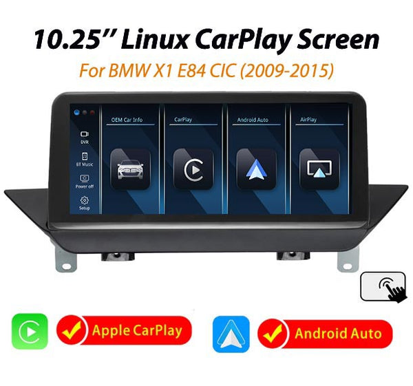 E239- 10.25'' BMW X1 E84 CIC wireless CarPlay Android Auto display