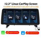 12.3'' BMW X5 X6 E70 E71 2011-2014 CIC Linux Apple CarPlay Android Auto screen
