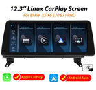 12.3'' BMW X5 X6 E70 E71 2007-2014 Linux Apple CarPlay Android Auto screen