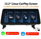 12.3'' BMW X5 X6 E70 E71 2011-2014 CIC Linux Apple CarPlay Android Auto screen