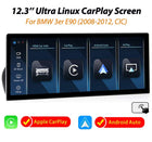 12.3'' Ultra CarPlay Android Auto Linux screen for BMW 3er E90 CIC (08-12)