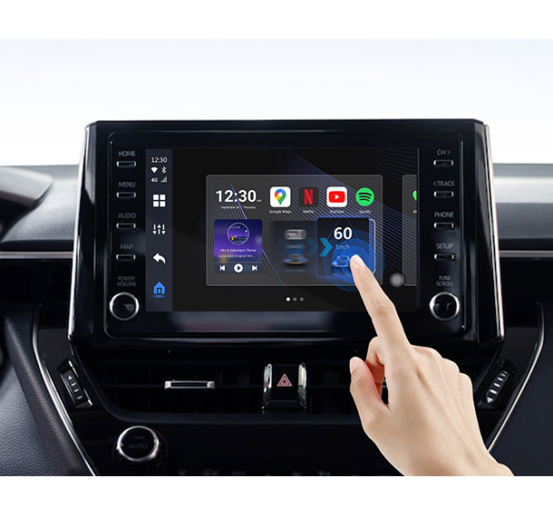 Android 12 Multimedia AI Box support Wireless CarPlay Android Auto Touch screen operation