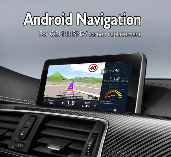 BMW ナビゲーションシステム BMW 5 Series (2003 – 2010) E60 OEM FIT 8.8″ HD Touch-Screen