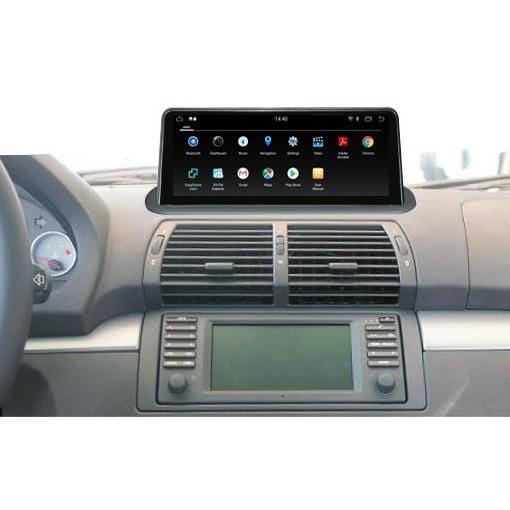 bmw x5 e53 android screen  with GPS navigation system