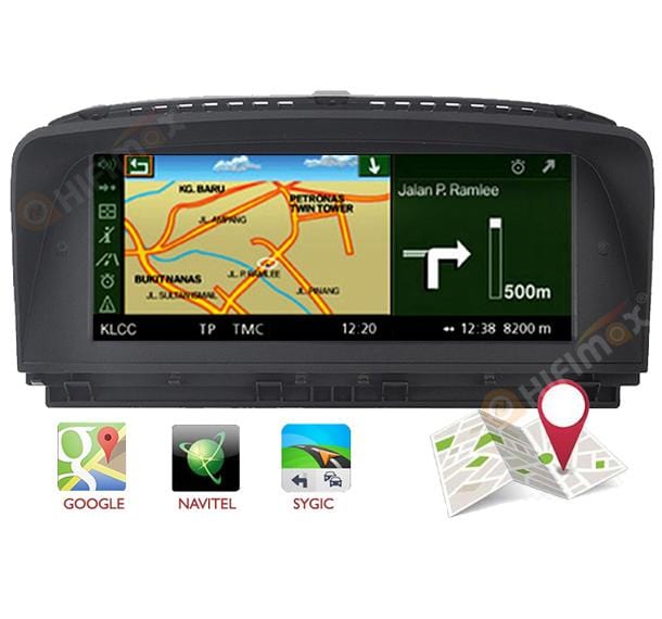 Android BMW 7 series Navigation support google map,waze,igo,navitel,etc