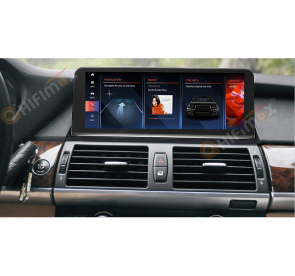 10.25''BMW X5 E70 X6 E71 Android 12 Navigation with ID8 Menu