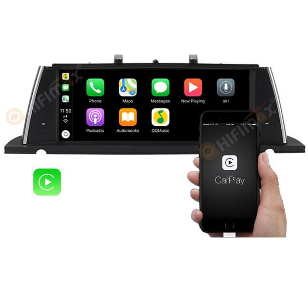 android BMW 5 series navigation support carplay android auto