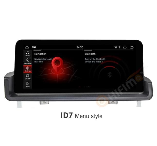 bmw e90 e91 e92 e93 car stereo navigation gps with id7 menu