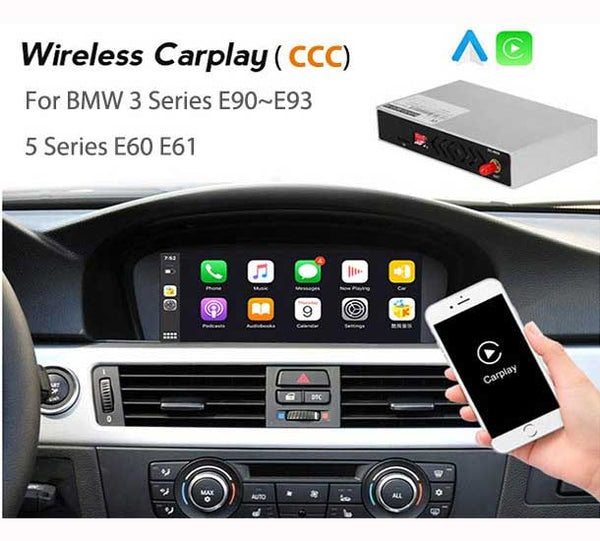Wireless Apple Carplay Android Auto for BMW 3 E90 E91 E92 E93 BMW 5 E60 E61