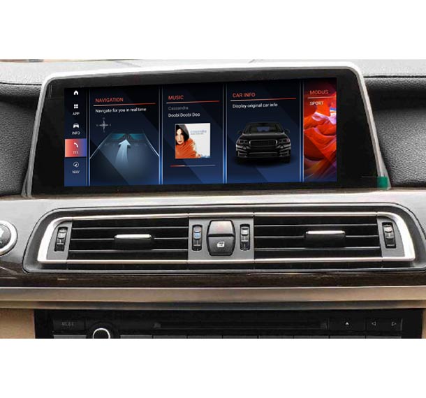 10.25'' BMW 7er F01 F02 F03 F04 Android Navigation GPS screen