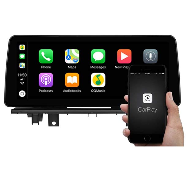 Écran Tactile CarPlay 12.3 Pouces Pour BMW X1 F48 2016-2019 - Système Evo, Android Auto, Mirrorlink