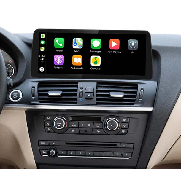 12.3'' Android 13 BMW X3 X4 F25 F26 navigation GPS support Carplay