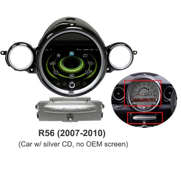 BMW Mini R56 Android Navigation GPS player