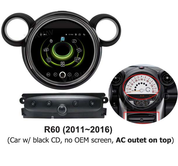 BMW Mini R60 Android GPS navigation system plug and play